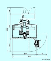 rozmerový plán FNG 40 CNC A / FNG 50 CNC A